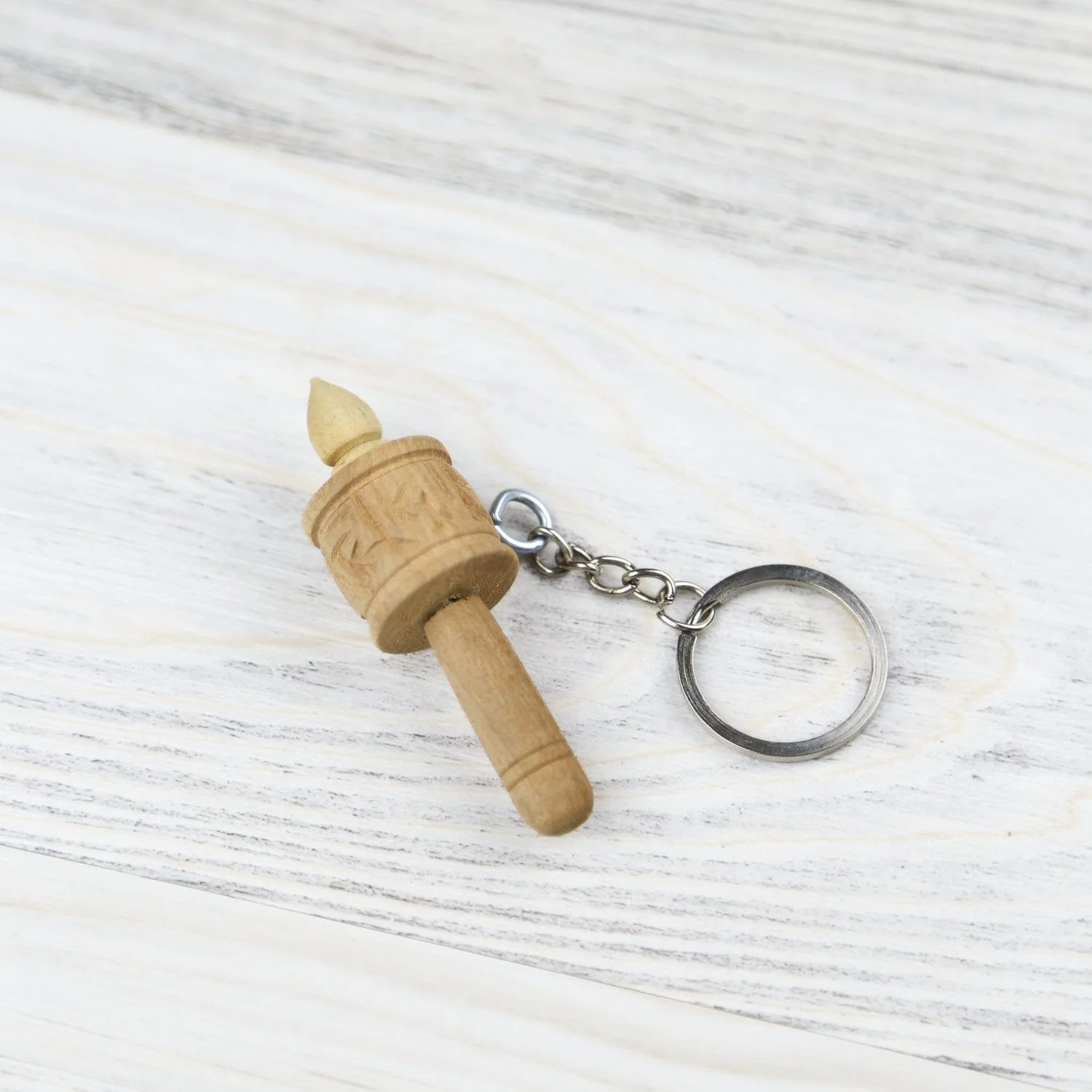 Prayer Wheel Keychain